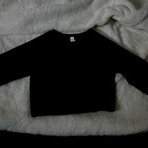 Black long sleeve(ribbed) from OFFLINE by aerie.